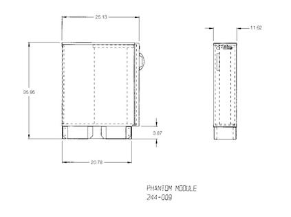 LeadLined Phantom Mirion