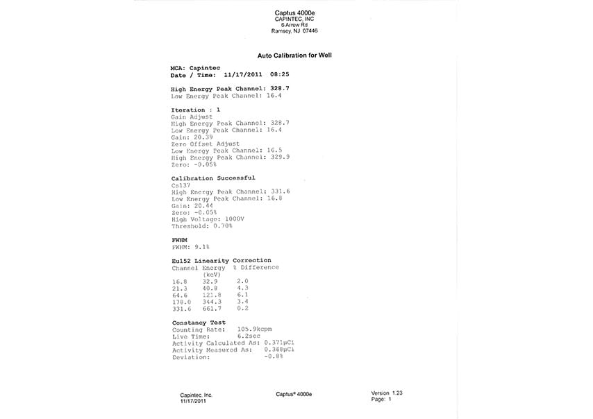 Auto Calibration for Well