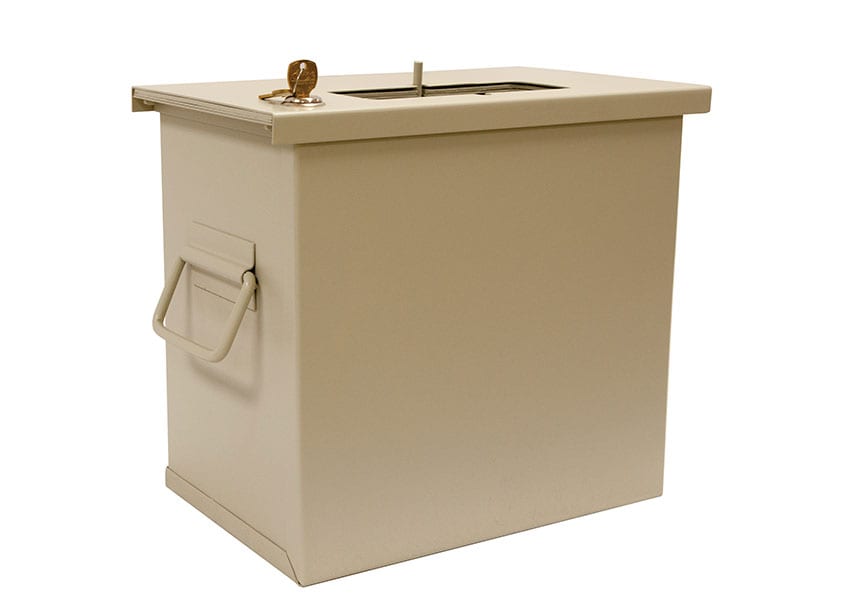 Horizontal Drop CII Sharps Shield | Mirion