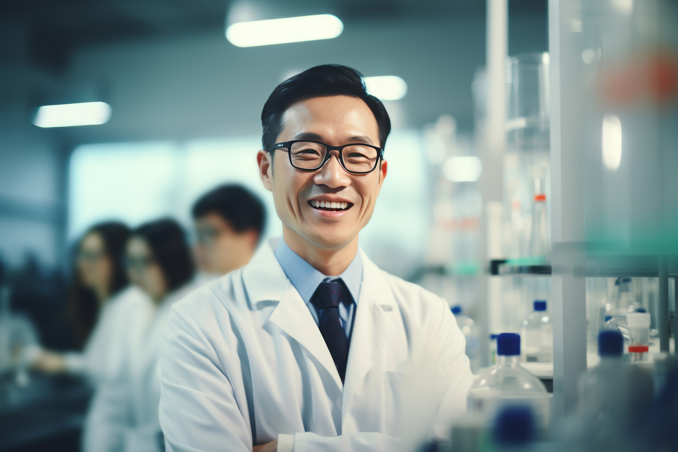 Scientist in lab