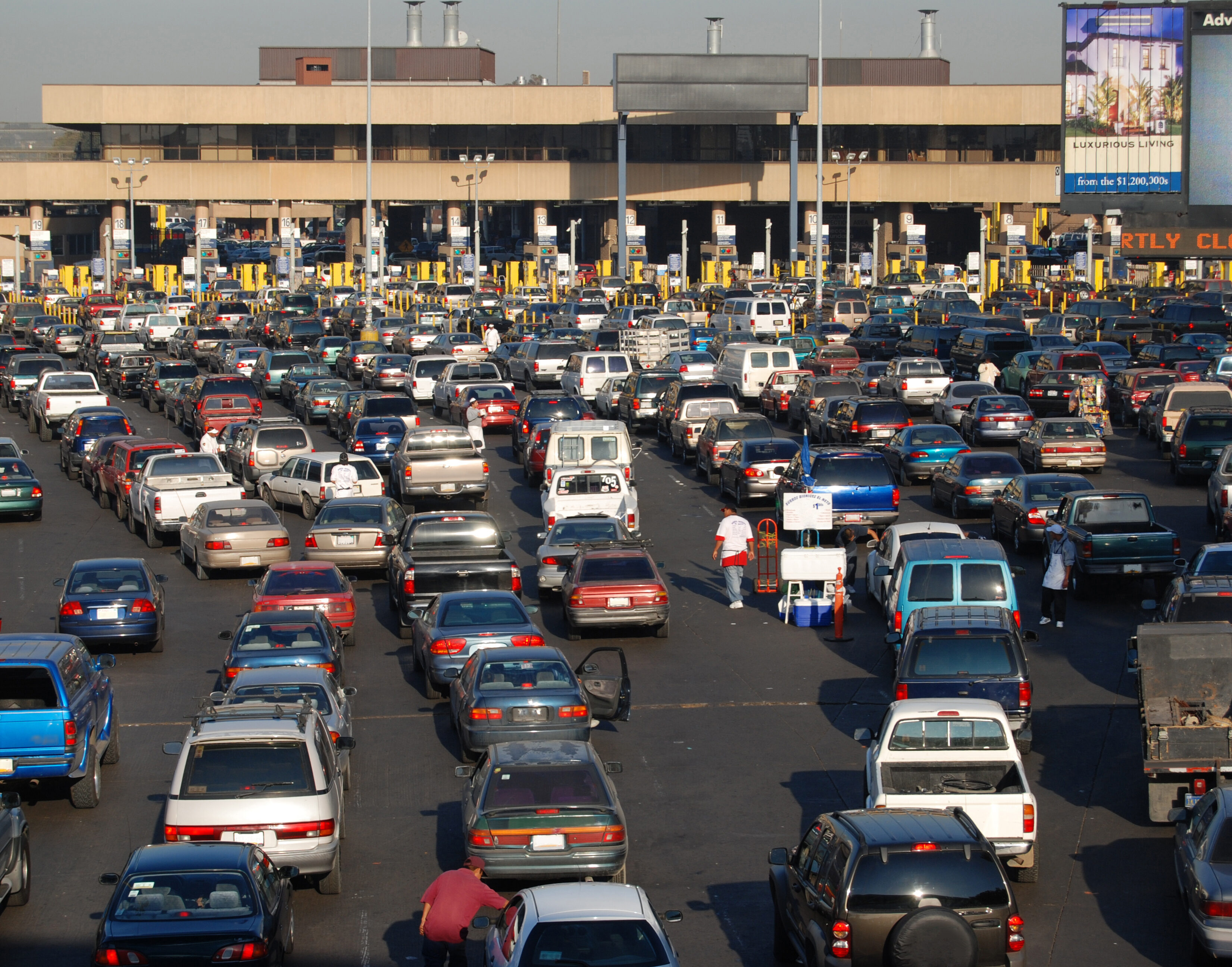 Cars lined for border patrol - listing