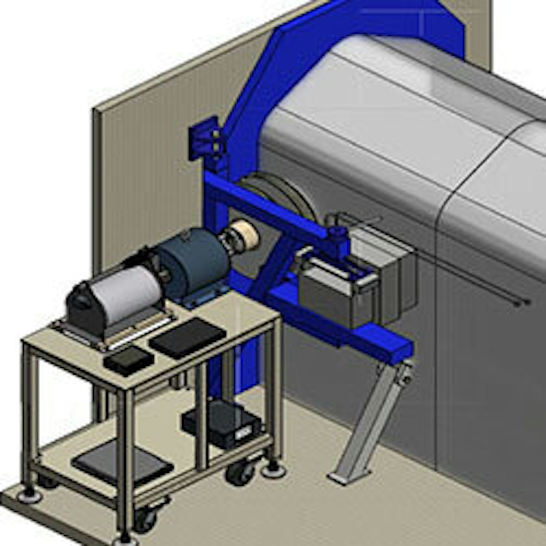 Fuel Rod Scanner at Nuclear Research Facility