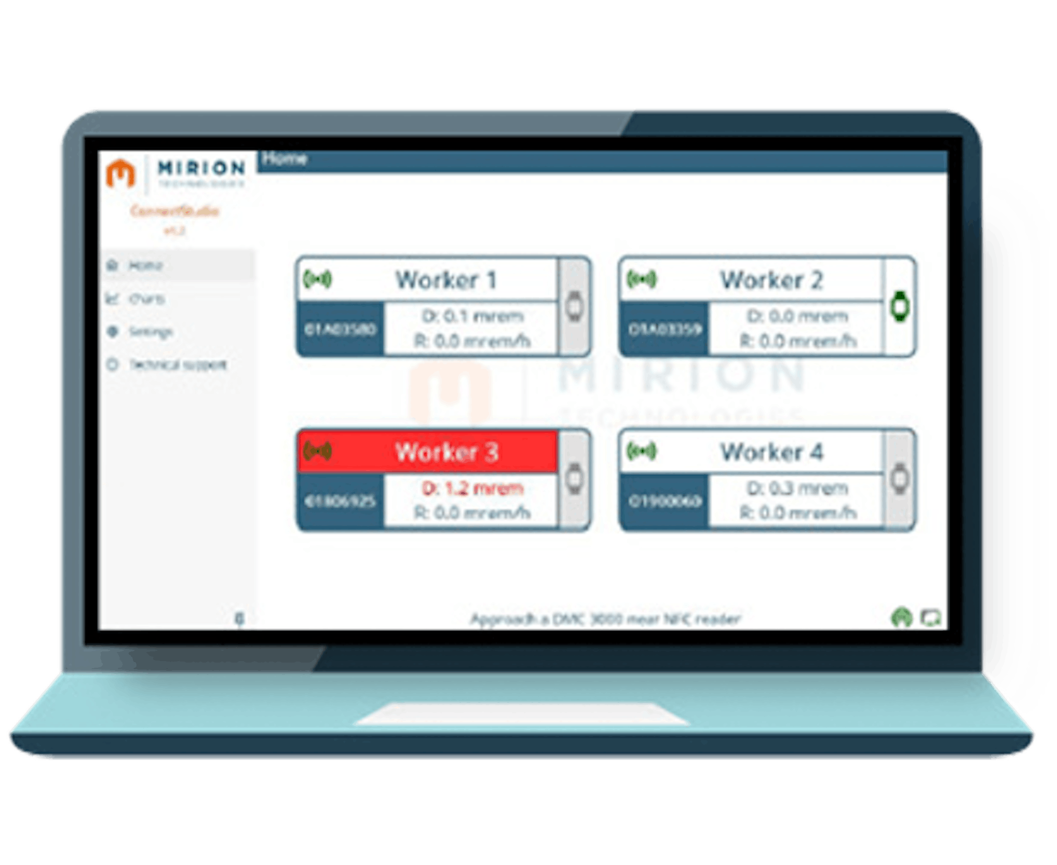 Connectstudio software in computer view