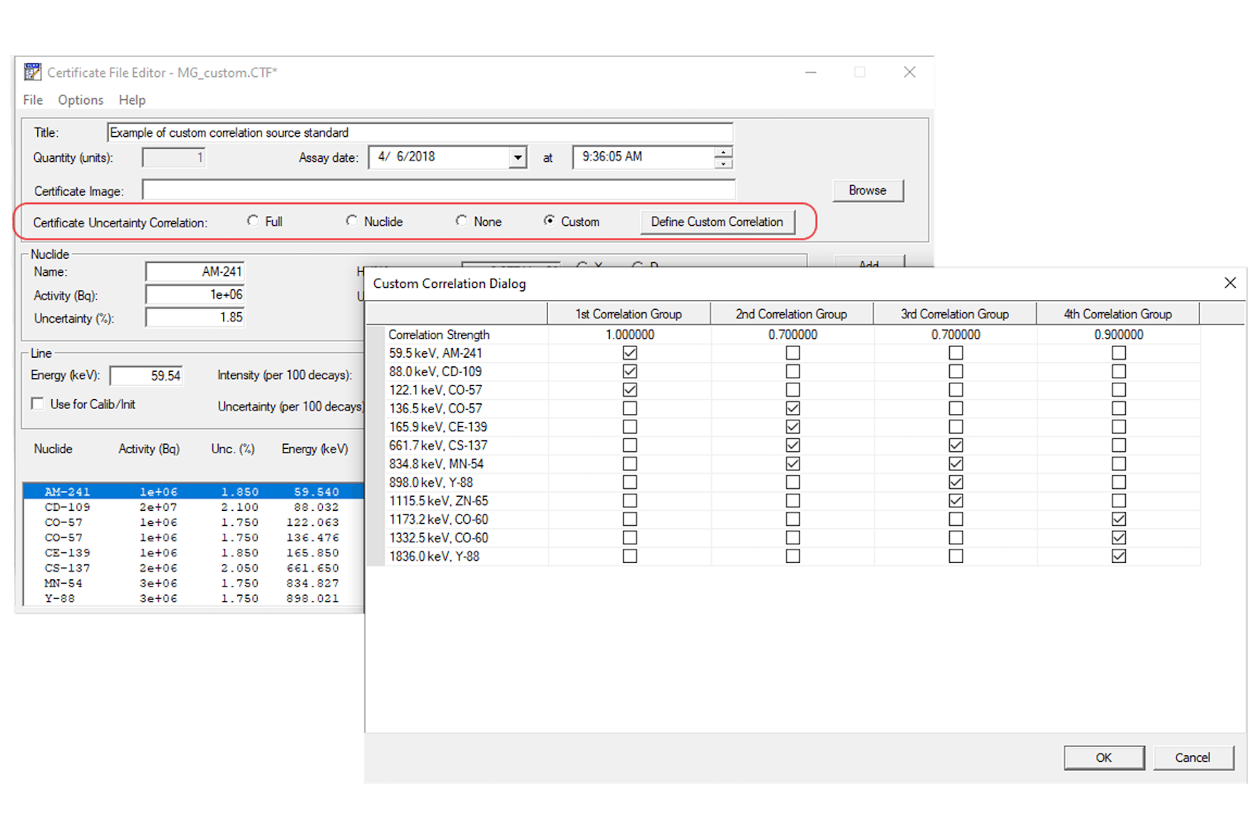 Improved uncertainty calculations genie 4