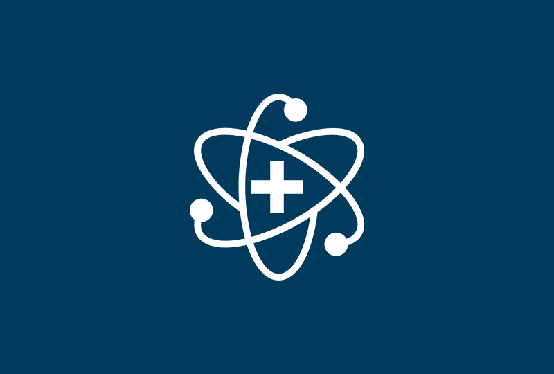 Atom icon medical physics