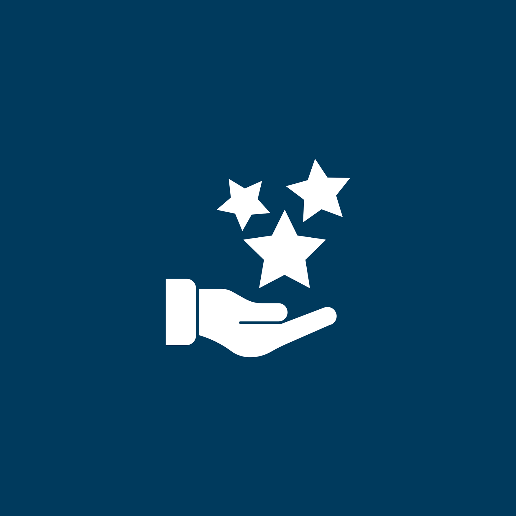 Iaea hands with stars