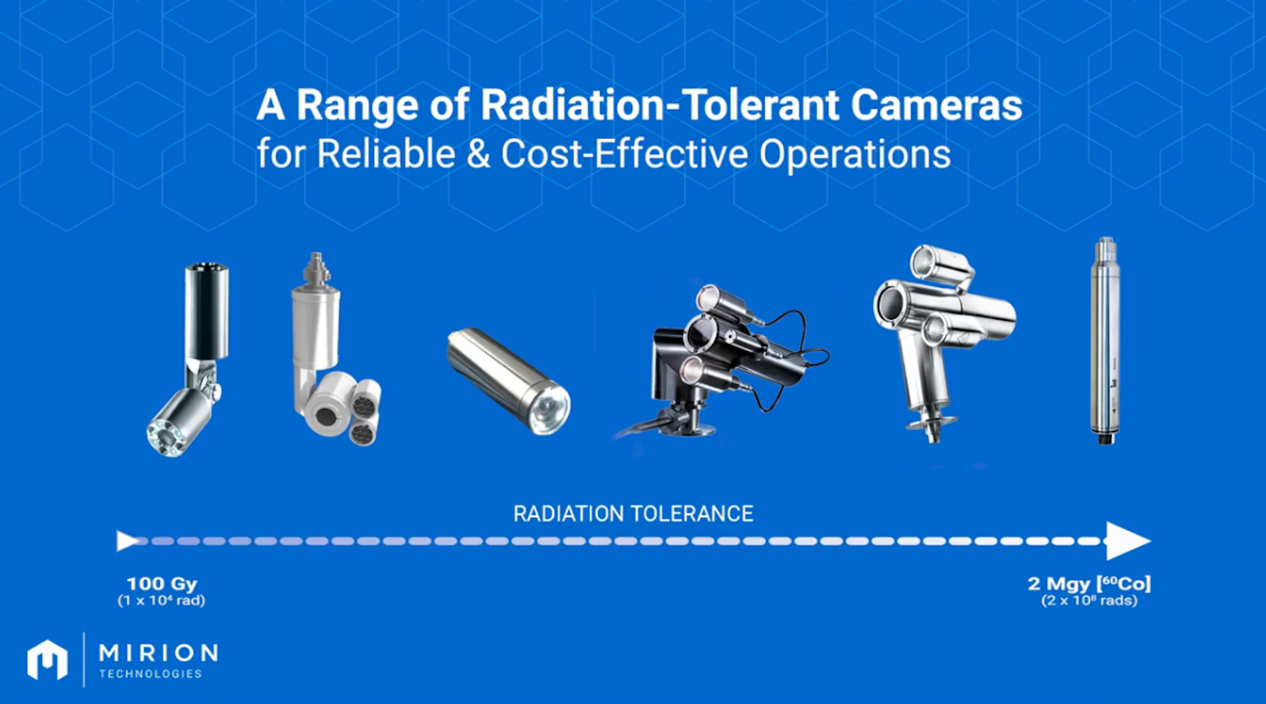 Radiation tolerant cameras tn