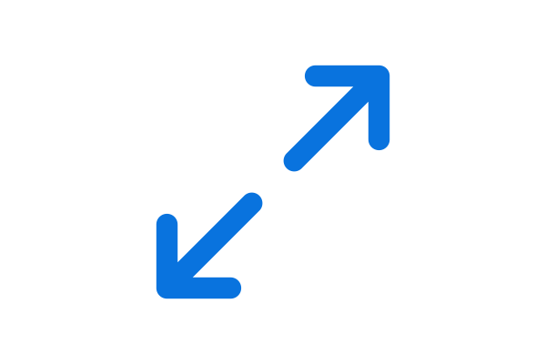 Arrows out icon