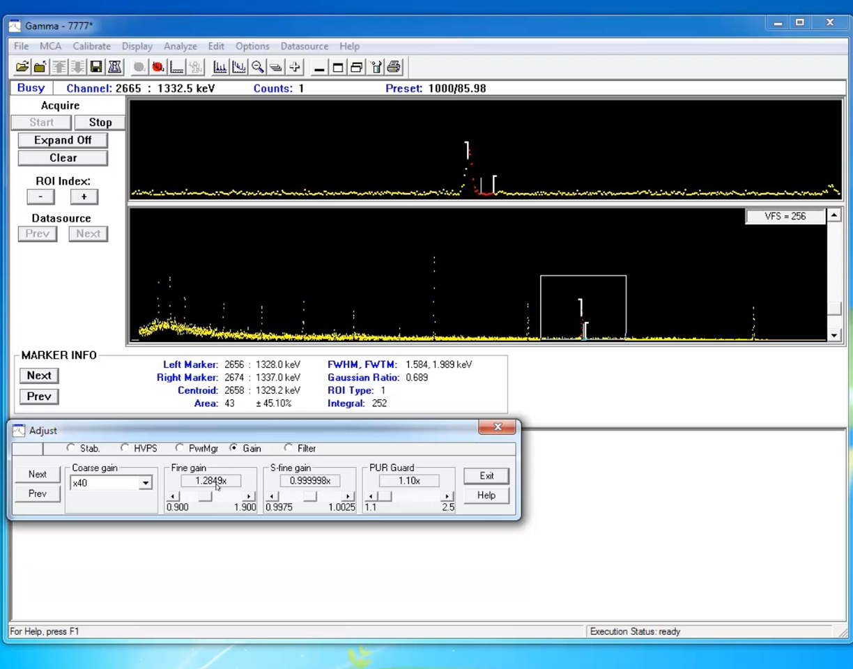 How to Perform a Detector Gain Adjustment in Genie TN