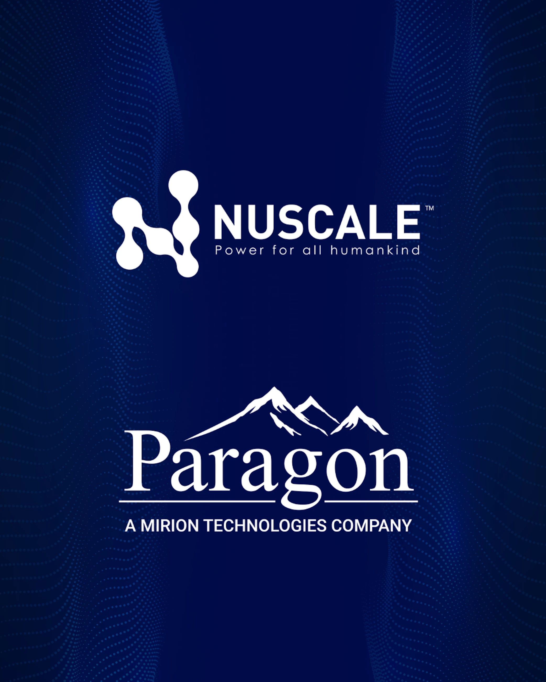 Nuscale paragon vertical logos