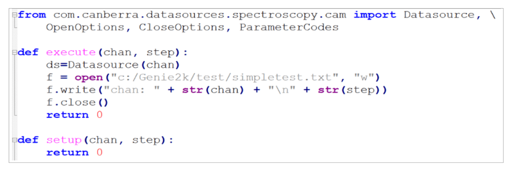 Genie4 python