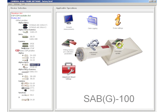 CSPS™ Canberra™ Smart Probe Software | Mirion