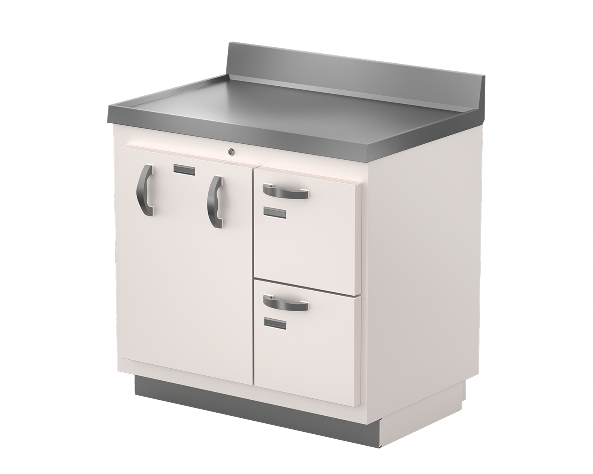 Lead lined generator and storage cabinet