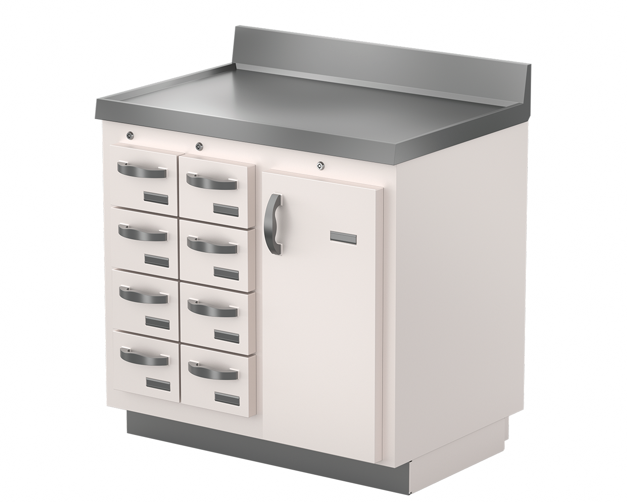 Lead lined phantom and storage cabinet