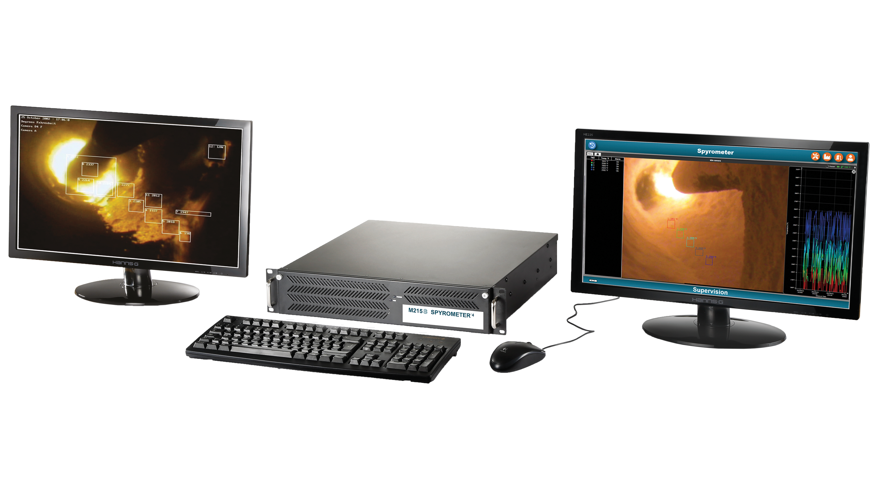 M220 s spyrometer dual imaging ir pyrometer processor