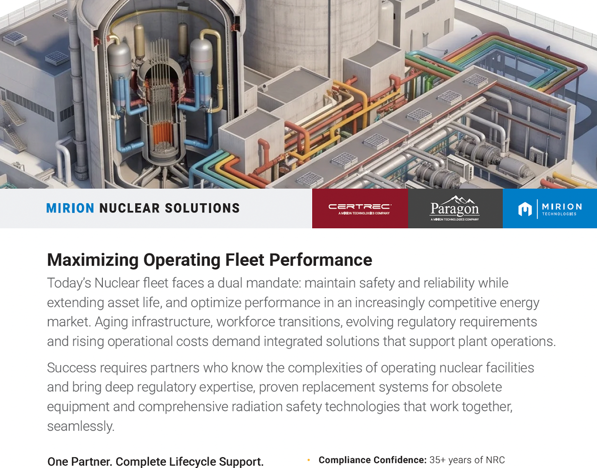 Nuclear solutions operating fleet flyer