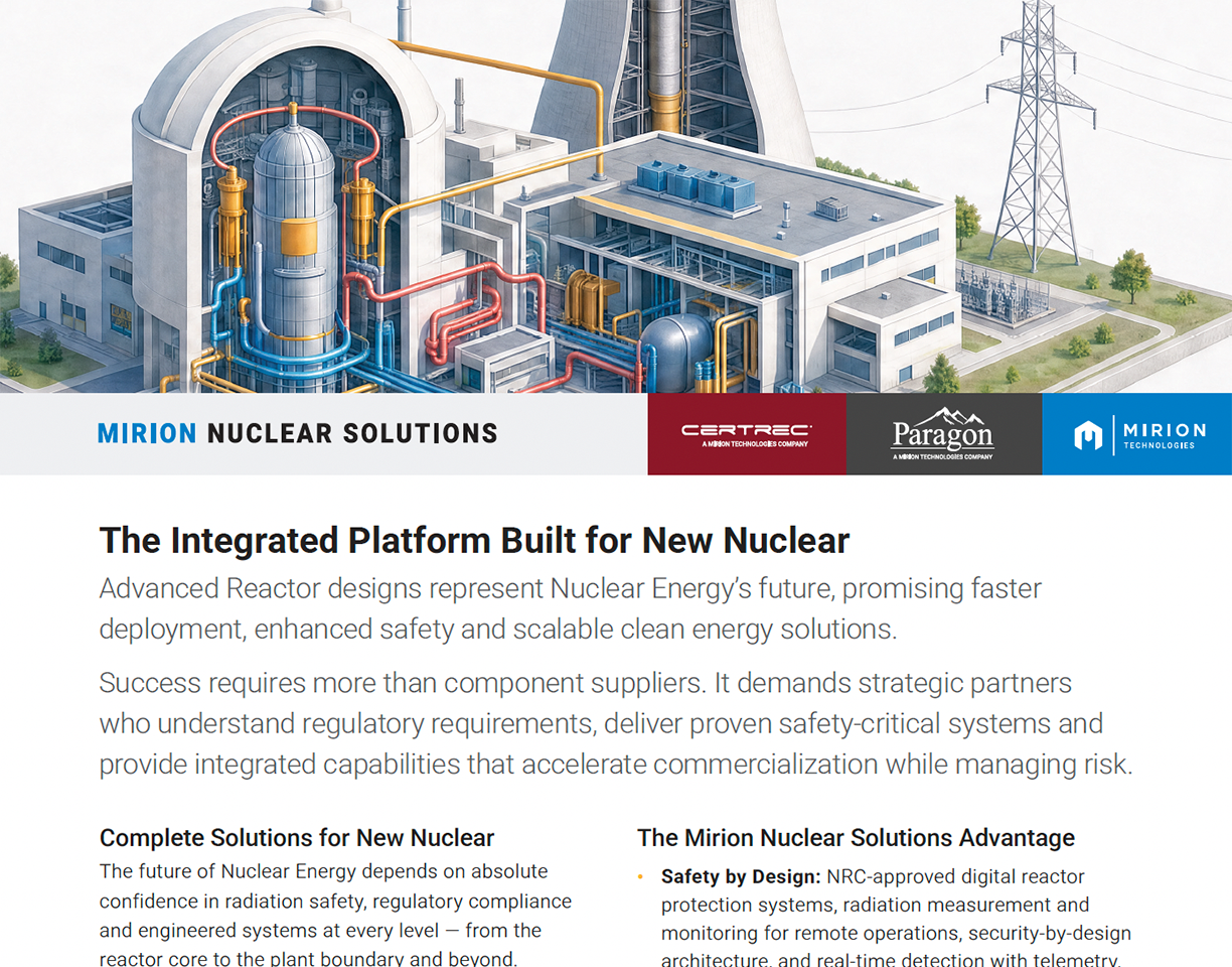 Nuclear solutions overview flyer
